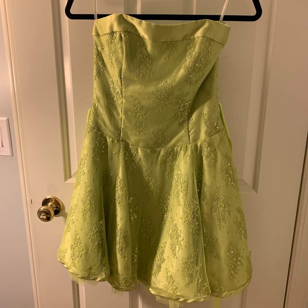 Jessica McClintock Green Dress LIKE NEW